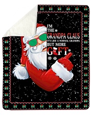 Grandfather Christmas I'm The Grandpa Claus Sherpa Fleece Blanket tile