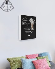 Grandmother Christmas Heart Made Of Gold 11x14 Gallery Wrapped Canvas Prints aos-canvas-pgw-11x14-lifestyle-front-02