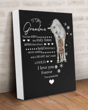 Grandmother Christmas Heart Made Of Gold 11x14 Gallery Wrapped Canvas Prints aos-canvas-pgw-11x14-lifestyle-front-07