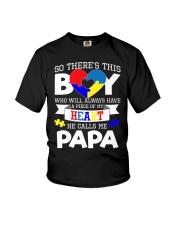 Grandfather He Calls Me Papa Youth T-Shirt tile