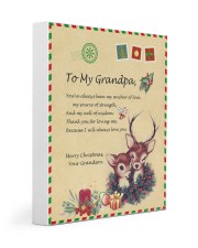 Grandfather Christmas To My Grandpa 11x14 Gallery Wrapped Canvas Prints front