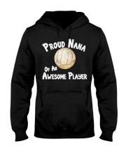 Grandmother Volleyball Proud Nana Hooded Sweatshirt tile