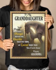 Granddaughter You Are Brave 11x14 Gallery Wrapped Canvas Prints aos-canvas-pgw-11x14-lifestyle-front-23