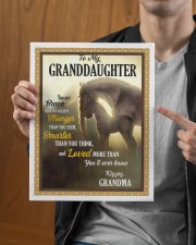 Granddaughter You Are Brave 11x14 Gallery Wrapped Canvas Prints aos-canvas-pgw-11x14-lifestyle-front-30
