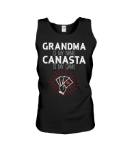 Grandmother Is My Name Canasta Is My Game Unisex Tank tile