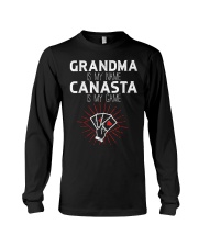 Grandmother Is My Name Canasta Is My Game Long Sleeve Tee tile