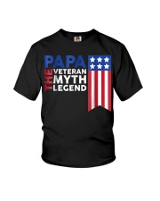 Grandfather Veteran The Myth The Legend Youth T-Shirt tile