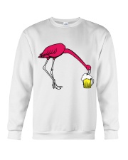 Flamingo Drink Beer Crewneck Sweatshirt tile