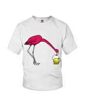 Flamingo Drink Beer Youth T-Shirt tile
