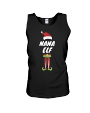 Grandmother Nana Elf Christmas Elves Pajama Unisex Tank tile
