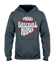 Grandmother Proud Nana Baseball Grandson Hooded Sweatshirt front
