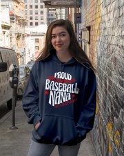 Grandmother Proud Nana Baseball Grandson Hooded Sweatshirt lifestyle-unisex-hoodie-front-1