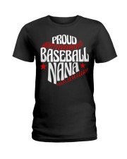 Grandmother Proud Nana Baseball Grandson Ladies T-Shirt tile
