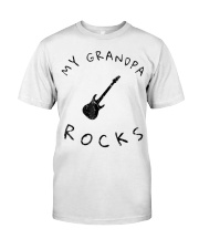 Grandfather My Grandpa Rocks Classic T-Shirt tile