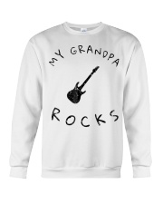 Grandfather My Grandpa Rocks Crewneck Sweatshirt tile