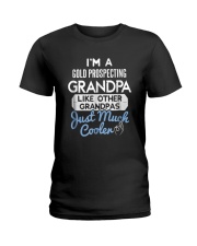 Grandfather I'm A Gold Prospecting Granpa Ladies T-Shirt tile
