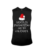 Grandfather Santa Is Promoting Me To Grandpa Sleeveless Tee tile