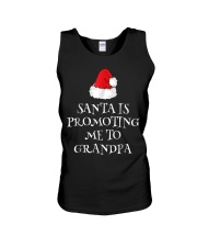 Grandfather Santa Is Promoting Me To Grandpa Unisex Tank tile
