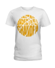 Grandfather Basketball Grandpa Ladies T-Shirt tile