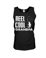 Grandfather Reel Cool Grandpa Fishing Unisex Tank tile