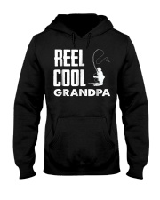 Grandfather Reel Cool Grandpa Fishing Hooded Sweatshirt front