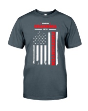 Grandmother Proud Grandma Of A Firefighter Classic T-Shirt front