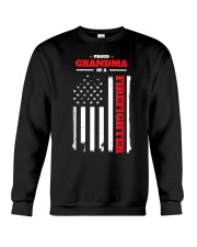 Grandmother Proud Grandma Of A Firefighter Crewneck Sweatshirt tile