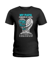 Grandfather Papa In Heaven Forever My Angel Ladies T-Shirt tile
