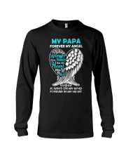Grandfather Papa In Heaven Forever My Angel Long Sleeve Tee tile