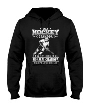 Grandfather I M A Hockey Grandpa Hooded Sweatshirt front