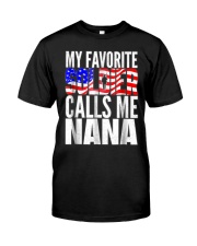Grandmother My Favorite Soldier Calls Me Nana Classic T-Shirt tile