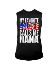 Grandmother My Favorite Soldier Calls Me Nana Sleeveless Tee tile