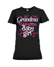 Grandmother Beautiful Baby Girl Premium Fit Ladies Tee tile