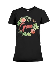 Grandmother Grandma Floral Premium Fit Ladies Tee tile