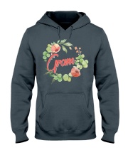 Grandmother Grandma Floral Hooded Sweatshirt front