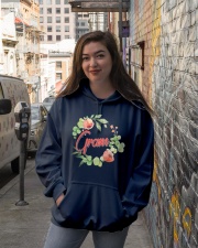 Grandmother Grandma Floral Hooded Sweatshirt lifestyle-unisex-hoodie-front-1