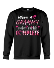 Grandmother Being A Grammy Makes My Life Complete Crewneck Sweatshirt tile