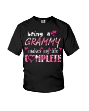 Grandmother Being A Grammy Makes My Life Complete Youth T-Shirt tile
