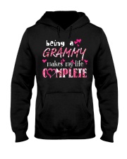 Grandmother Being A Grammy Makes My Life Complete Hooded Sweatshirt front