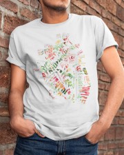 Anatomical Heart Cardiac Nurse Parts of Heart Classic T-Shirt apparel-classic-tshirt-lifestyle-26