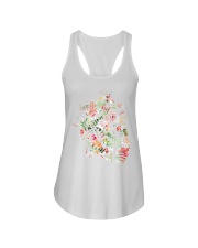 Anatomical Heart Cardiac Nurse Parts of Heart Ladies Flowy Tank tile