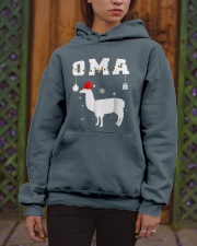 Grandmother Llama Oma Grandma Hooded Sweatshirt apparel-hooded-sweatshirt-lifestyle-front-03