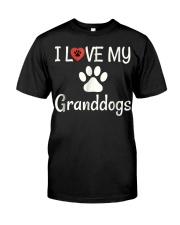 Grandfather I Love My Granddogs Premium Fit Mens Tee tile