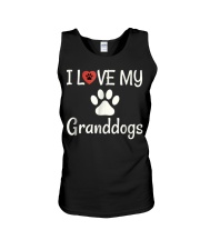Grandfather I Love My Granddogs Unisex Tank tile