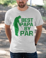 Grandfather Best Papa By Par Classic T-Shirt apparel-classic-tshirt-lifestyle-front-50