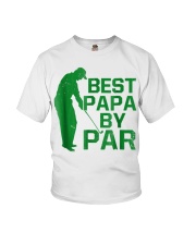 Grandfather Best Papa By Par Youth T-Shirt tile
