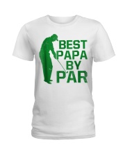 Grandfather Best Papa By Par Ladies T-Shirt tile