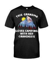 Grandmother This Grandma Loves Camping Classic T-Shirt tile