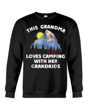 Grandmother This Grandma Loves Camping Crewneck Sweatshirt tile
