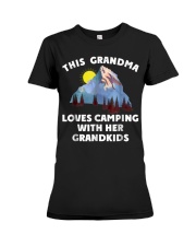 Grandmother This Grandma Loves Camping Premium Fit Ladies Tee tile